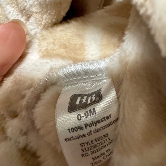 Hooded soft plush Baby bathrobe Giraffe 6-9 months NWOT - Picture 12 of 12